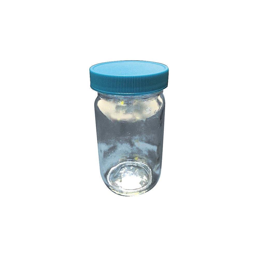 GRAINGER APPROVED 52JZ64 Bottle,120 mm H,Clear,66 mm Dia,PK12 52JZ64