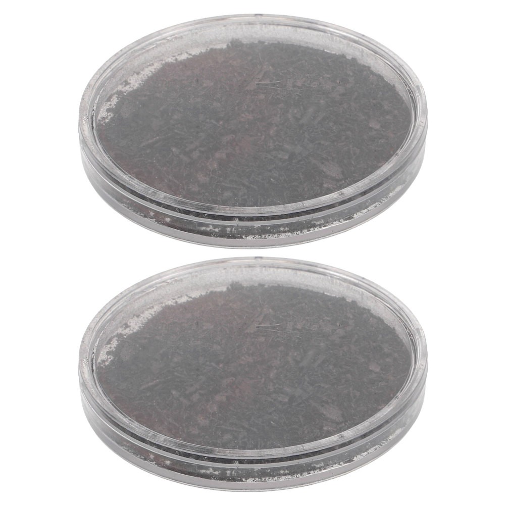2 Pcs Magnetic Powder Iron Filings Demonstrator Fillings Shavings Toy