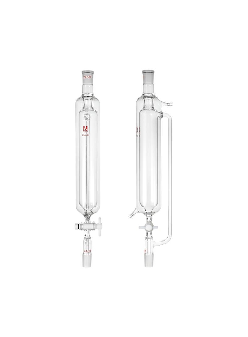 Chemistry Double-Layer Funnel 25ml-1000ml Constant Pressure Lab Glass Supply