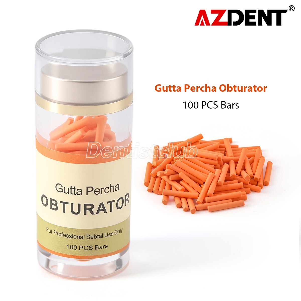 100Pcs Endo Gutta Percha Pellets Bar for Dental Obturation System Endodontic Gun