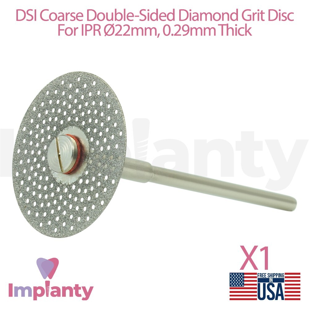 Dental Coarse Double Sided Diamond Coated Grit Separator IPR Flexible Disc Ø22mm