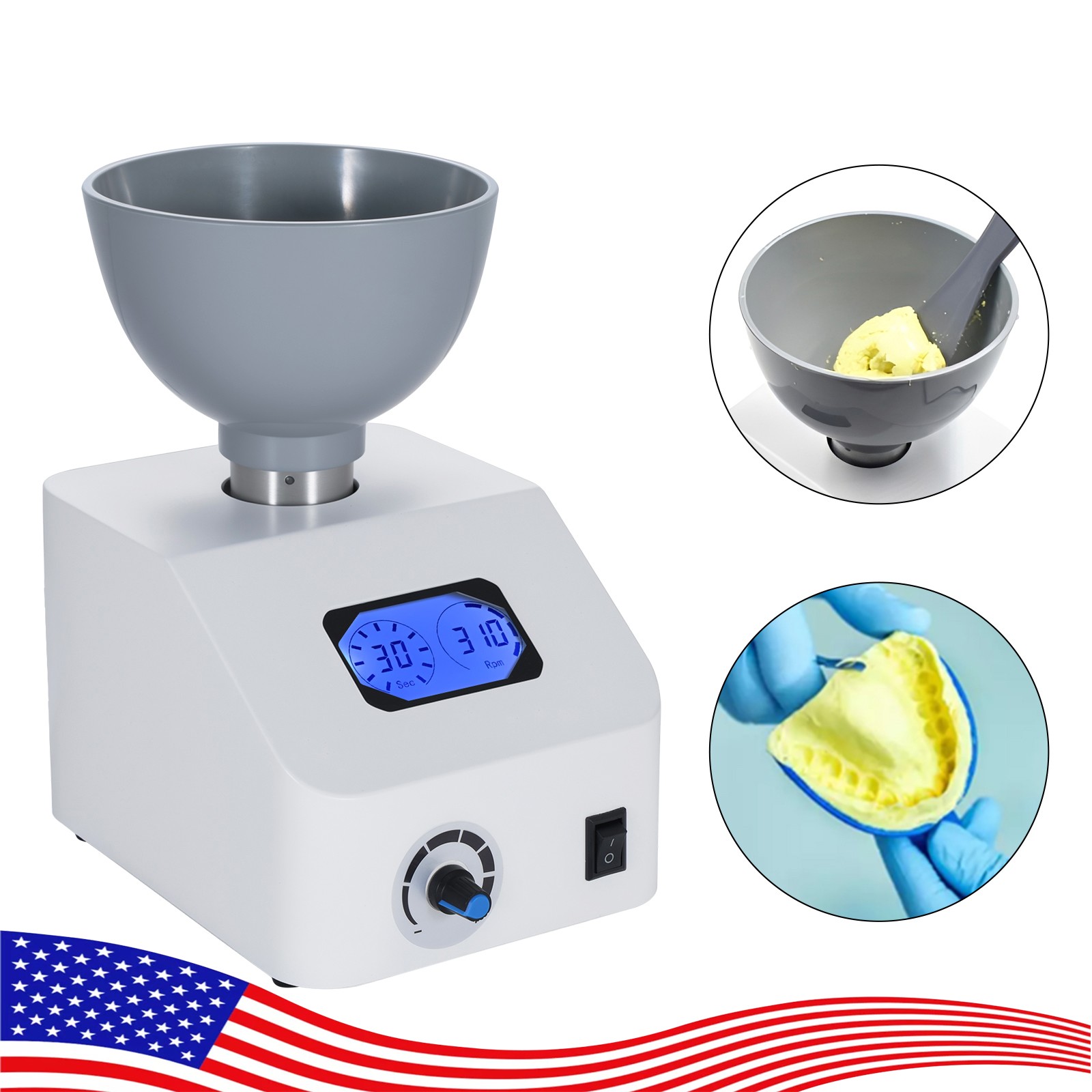 DENTAL LAB IMPRESSION MATERIAL ALGINATE MIXER 110V