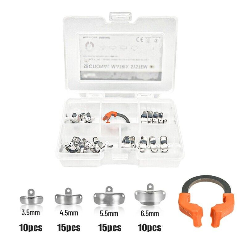 Dental Matrix Bands Ring Sectional Matrice Clamp Fit Garrison Palodent V3 System