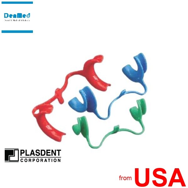PLASDENT EXTND Disposable Intraoral Cheek Retractors- Small 10/Pk. GREEN. 423877