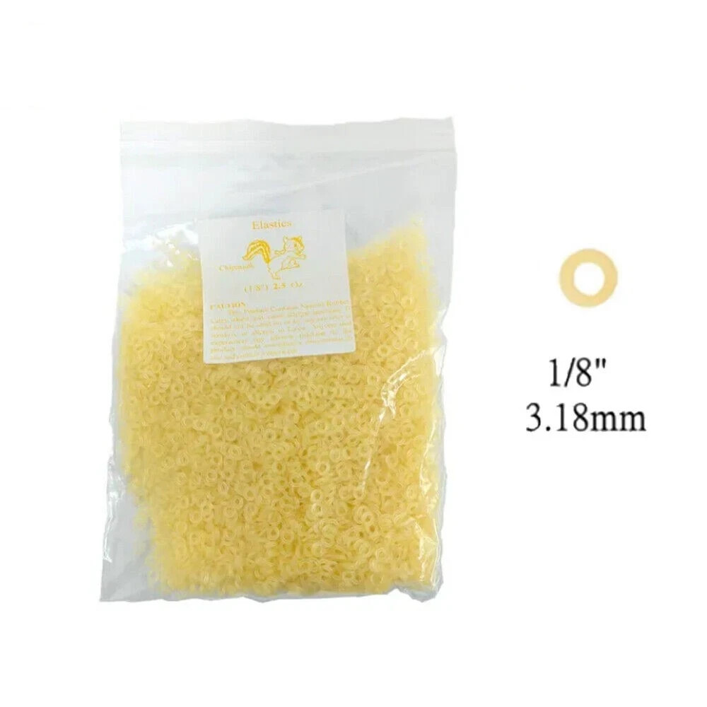 5000 Pcs/Bag Orthodontic Dental 3.5/4.5/6.5 oz Elastics Latex Braces Rubber Band