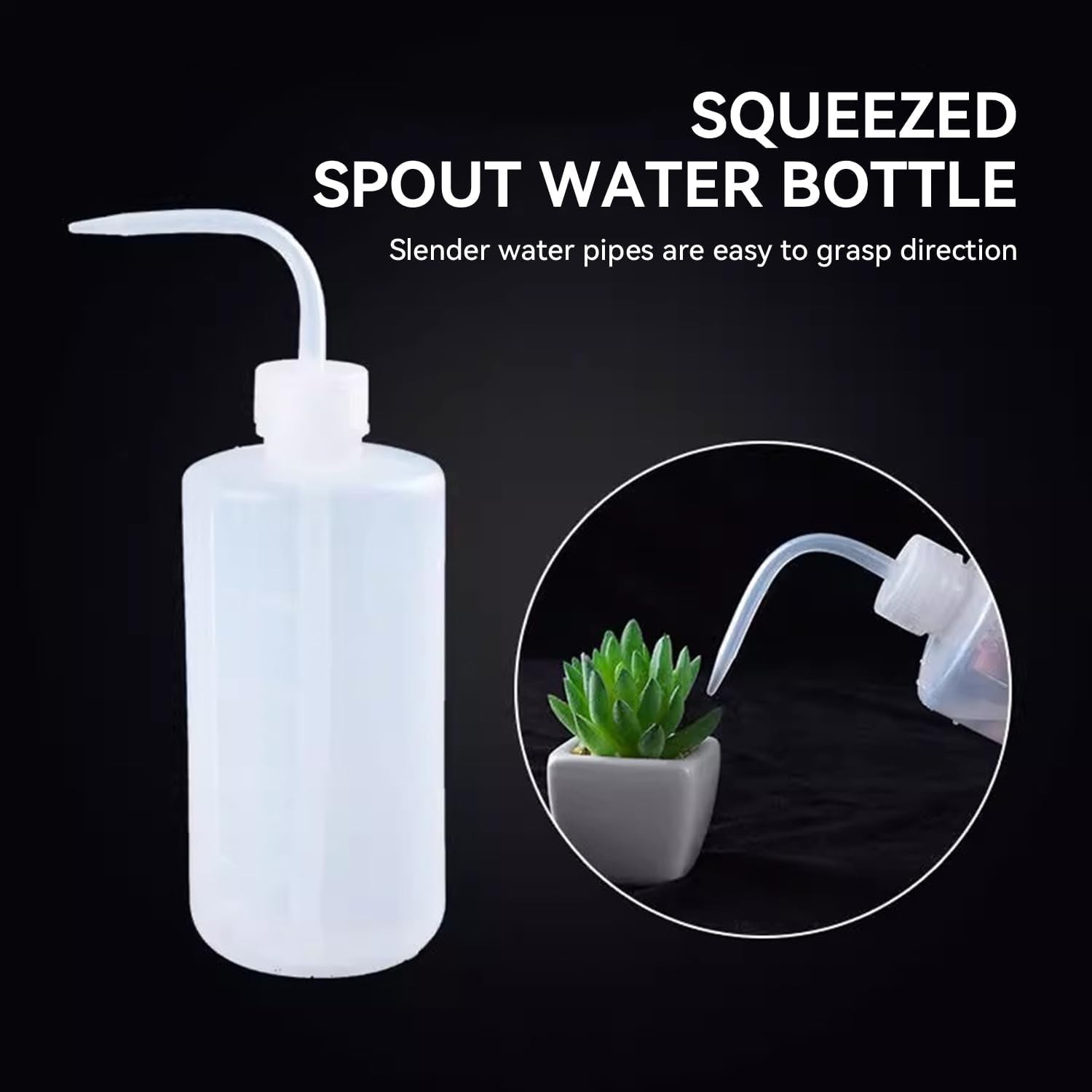 Durable 4-Pack 8oz Lab Wash Bottles – Leak-Proof & BPA Free with Scale Markings