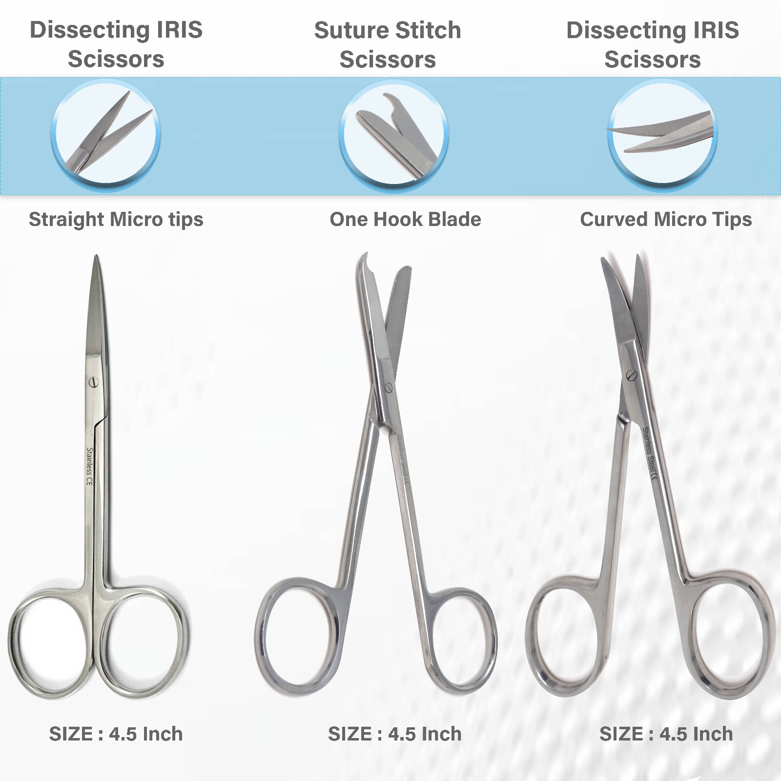 17 PC SUTURE LACERATION MEDICAL STUDENT SURGICAL VET INSTRUMENT KIT+10 BLADES#10