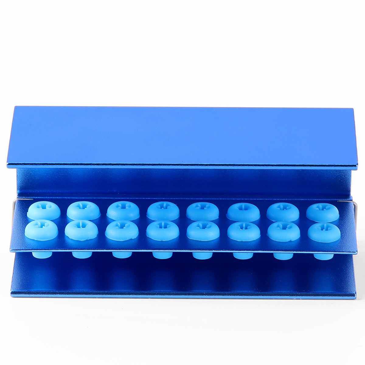 Dental Burs Holder Block 10 Holes/16 Holes with Silicon Cover FG RA Autoclavable