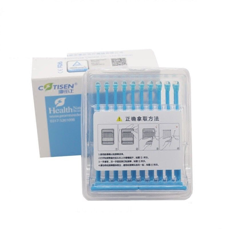 1 Kit 20 Pc Dental Veneers Teeth Stick Adhesive Rod For Inlay Crowns Refill Blue