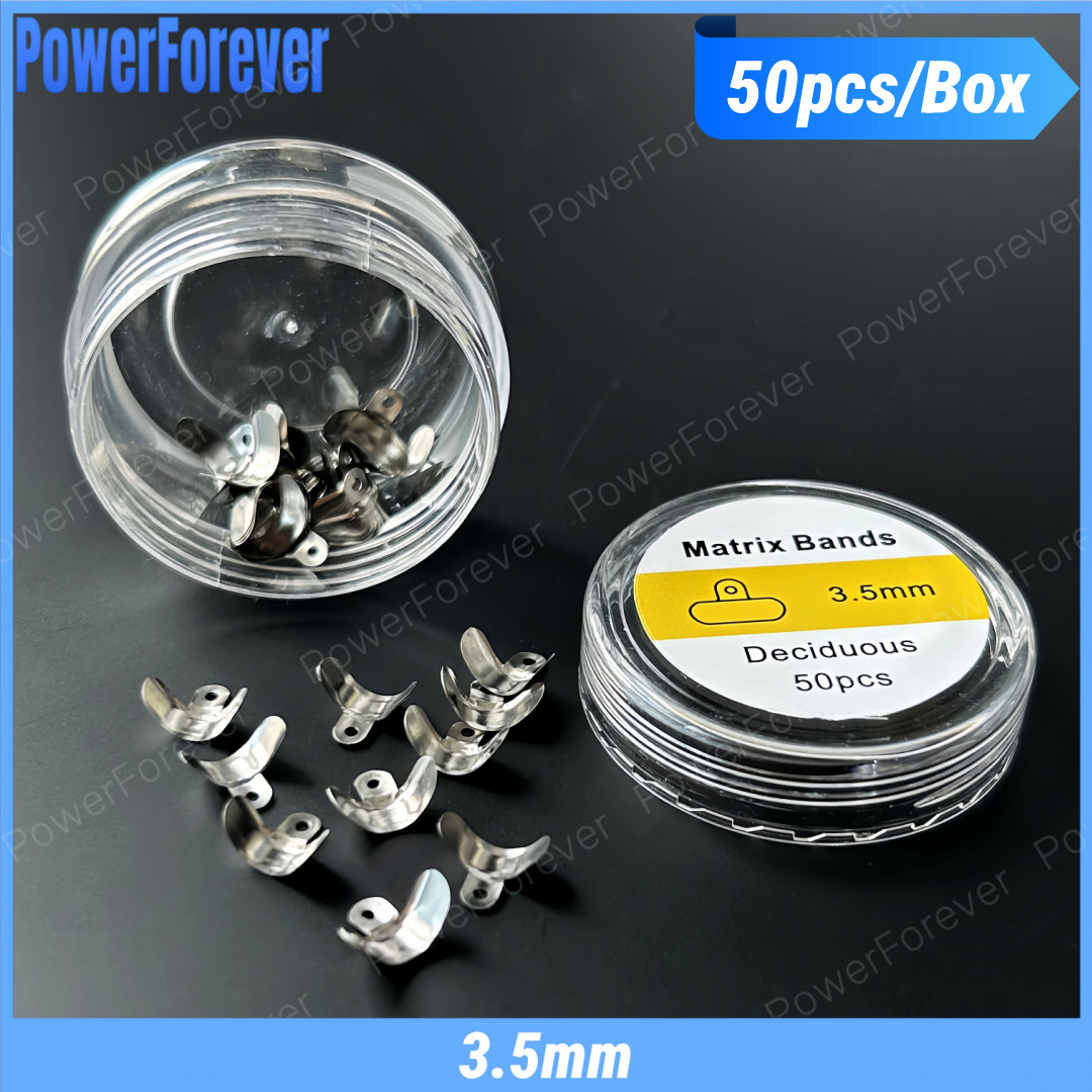 50Pcs Dental Matrix Bands Sectional Contoured Matrices Fit Garrison Palodent V3