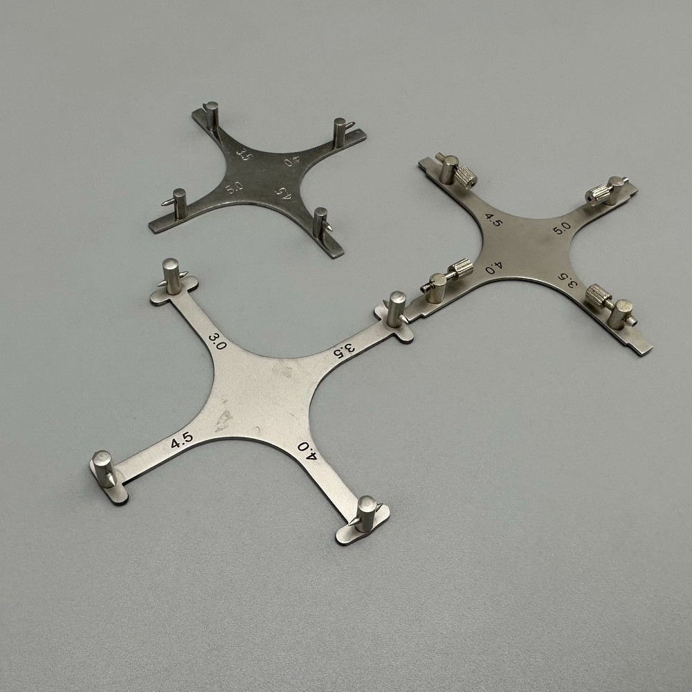 Dental Orthodontic Brackets Position Gauge Bracket Positioner Star Type 3sizes