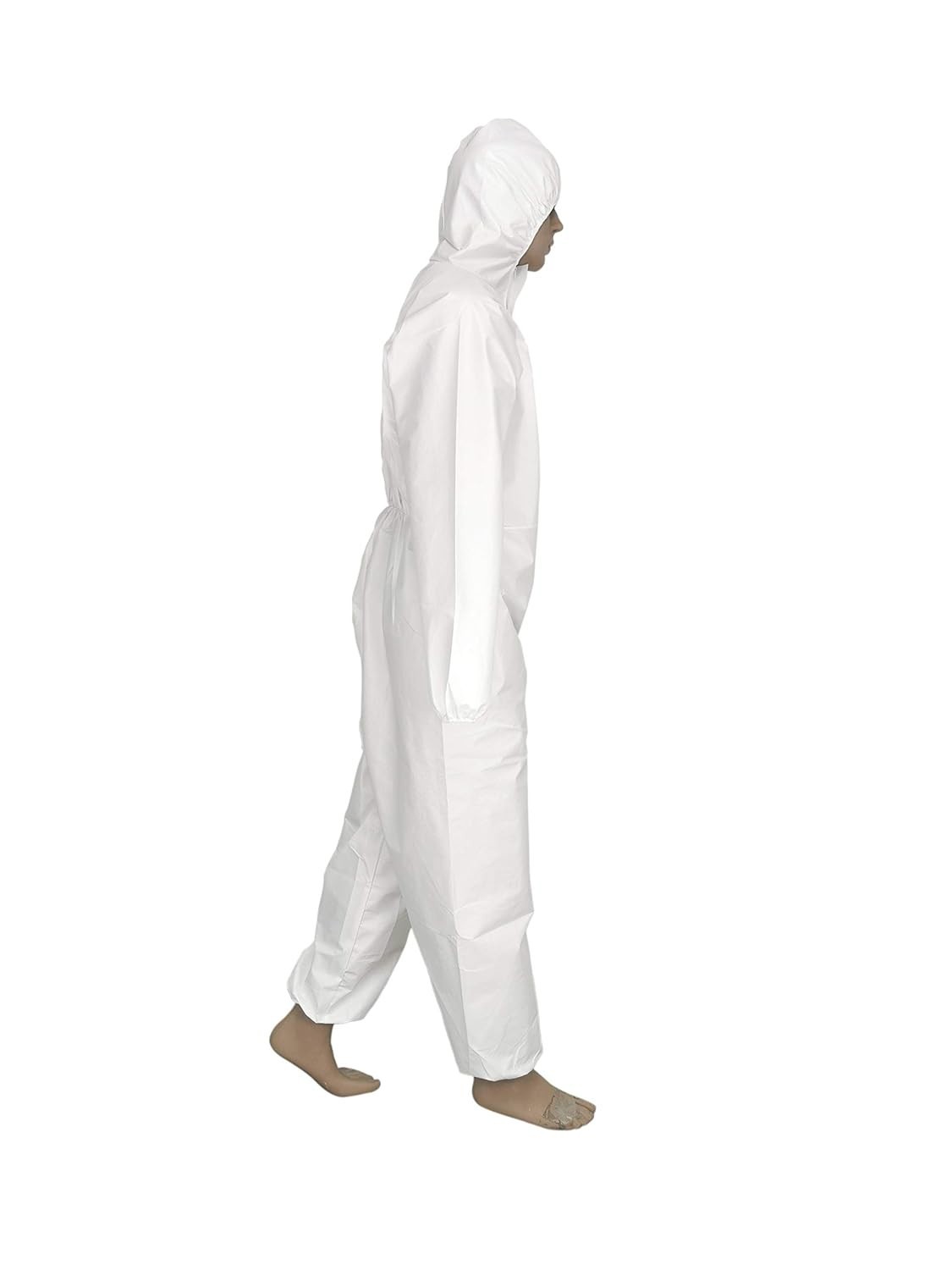 Lightweight XL Disposable Isolation Coveralls with Hood – Safe & Comfortable