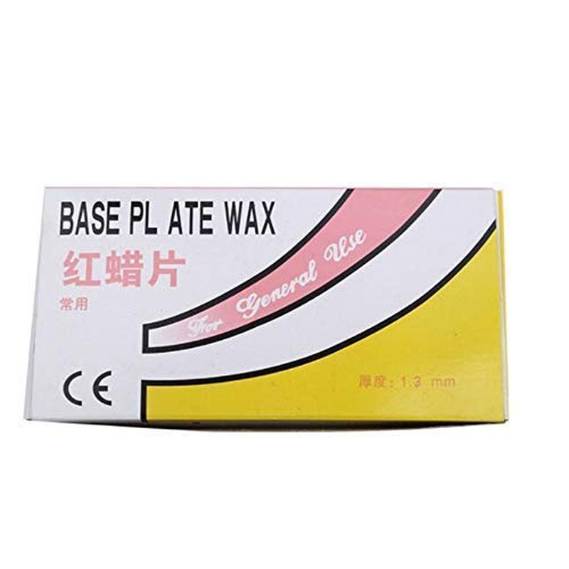 Lab Base Plate Red Utility Wax Sheets for Dental Use (20PCS)