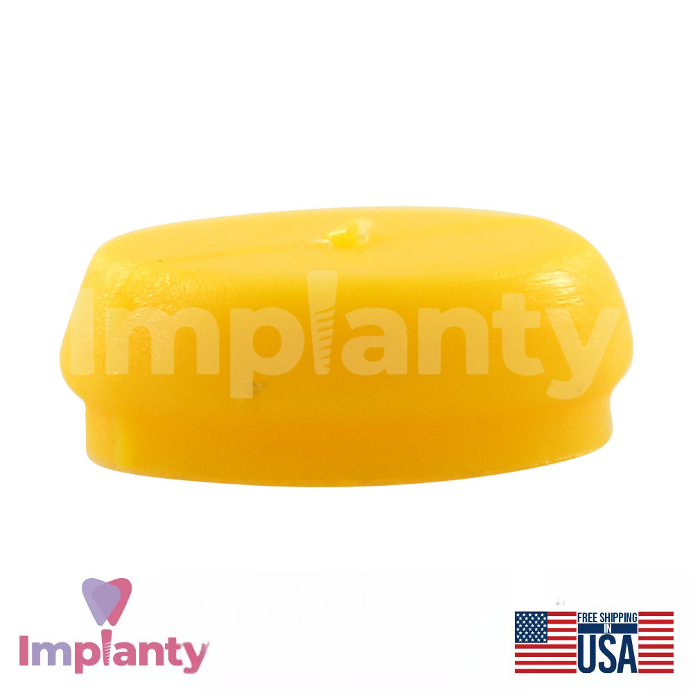 1x Dental Straight Lock Attachment Extra Soft Silicone Set Conical NP 2.25mm