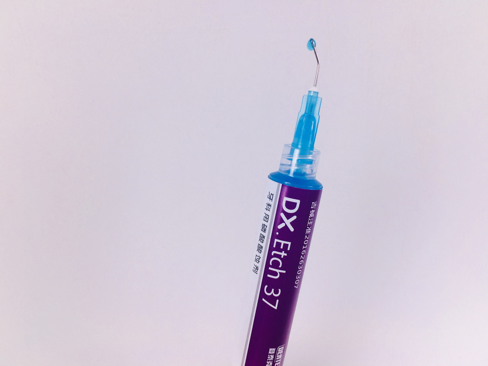Dental Etch Syringe 5ML Blue Needle Tips Acid Etching Gel 37% Phosphoric Dentex