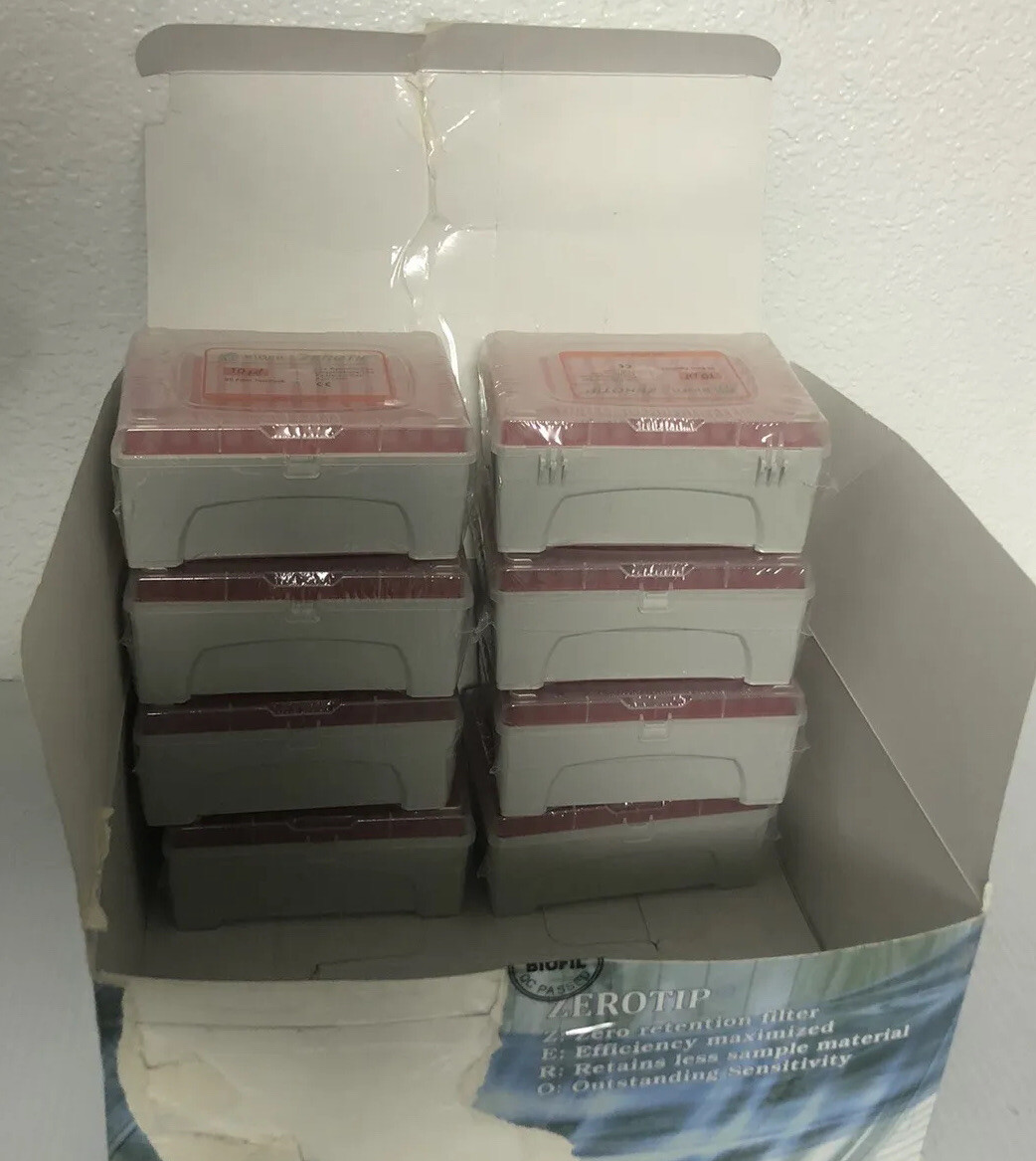 Universal Pipette Tips 10µL RNase DNase Endotoxin Free Sterile,filter,low renten
