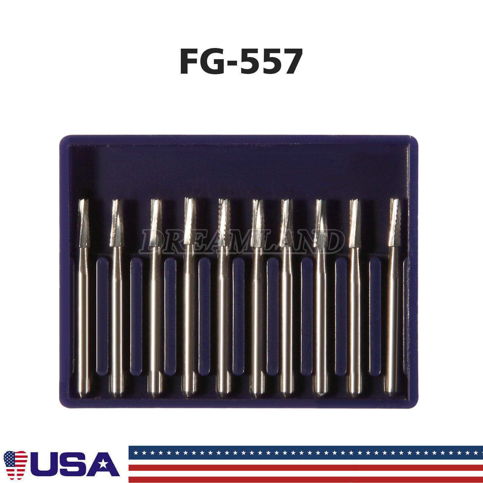 Dental Burs FG1-5 7901 7406 High Speed Round Tungsten Carbide Burr Friction Grip