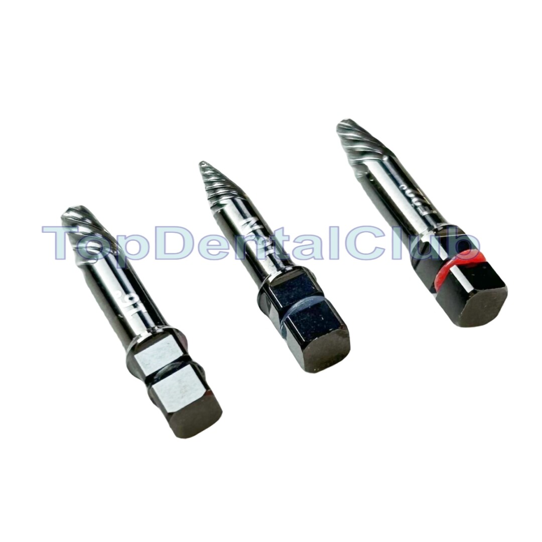 6Sizes Dental Broken Implants Pick Up Extractor Failed Fixture Remove SOS Screws
