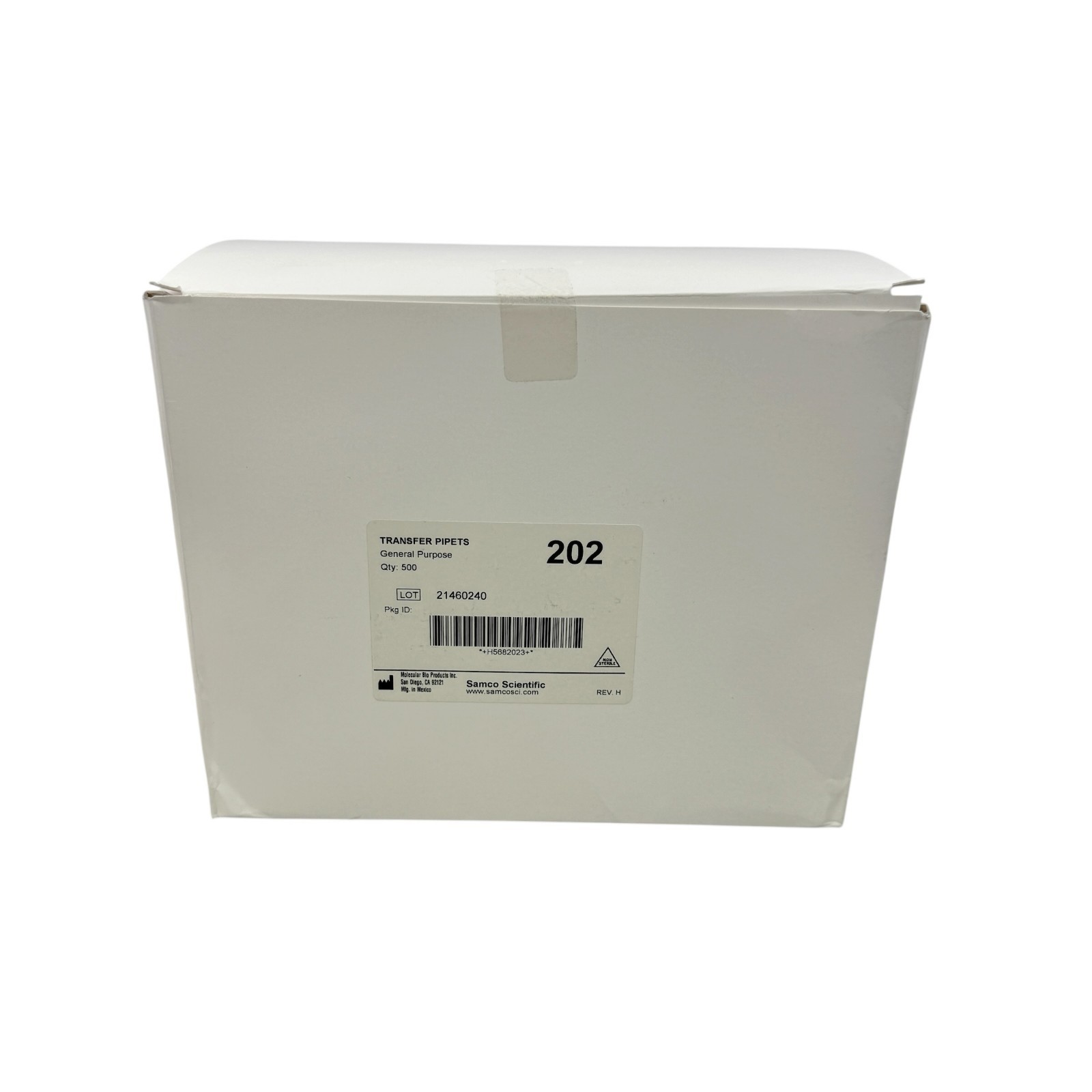 Samco Scientific 202 Transfer Pipets General Purpose 500 Pack Lab Disposable