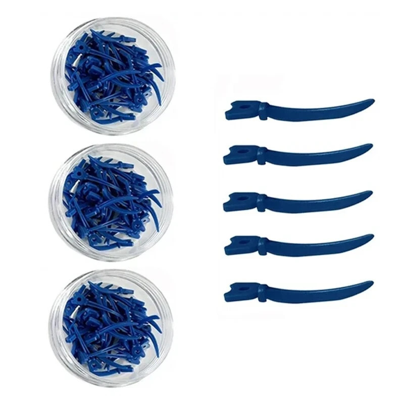 10 Boxes Dental Disposable Plastic Refills Wedges Tulwar Wedge Circular Holes