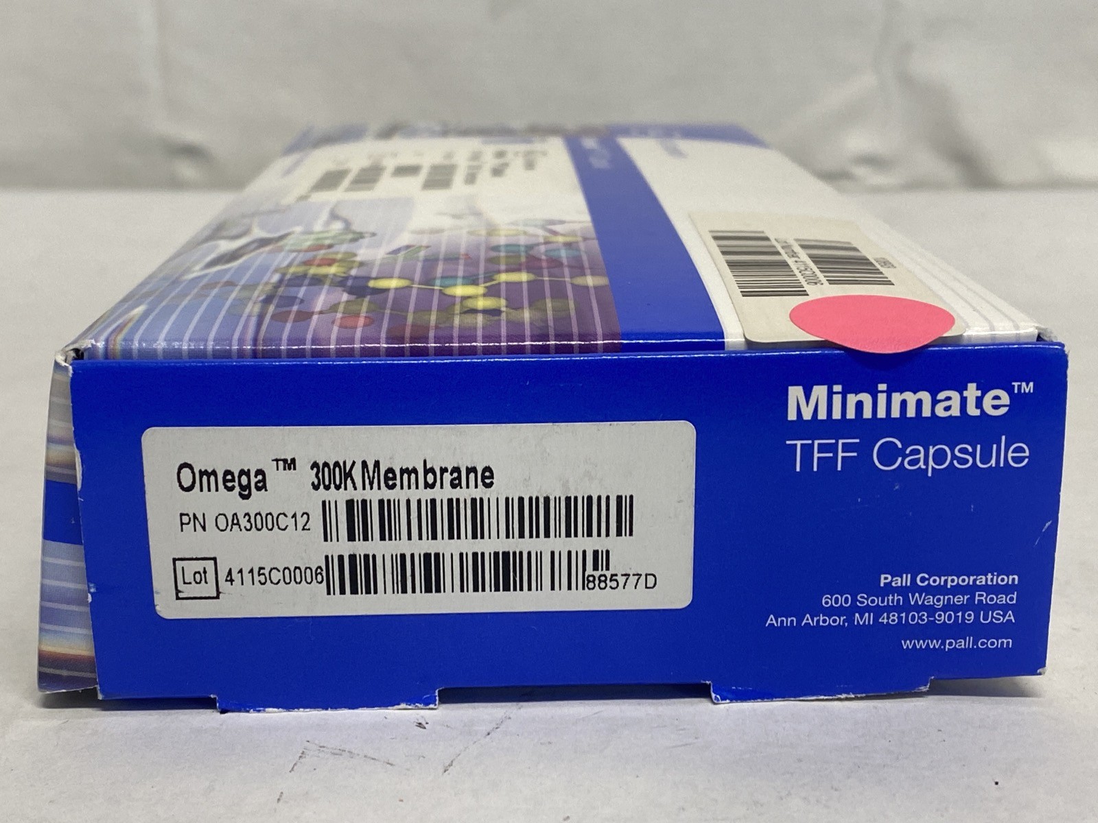 PALL Minimate TFF Filter Capsule 50cm2 Omega PES Membrane 300K OA300C12