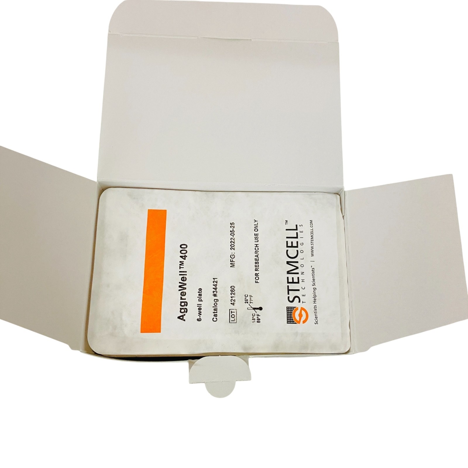 STEMCELL Technologies AggreWell 400 6-Well Plate 34425 – Pack of 5
