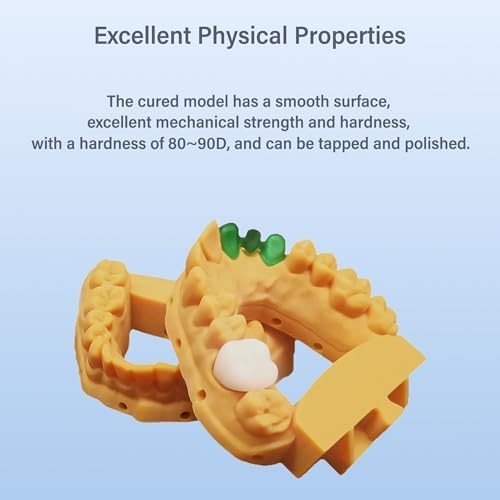High Precision 3D Printer Resin for Dental Models – 405nm, Fast Cure, A3 Color,