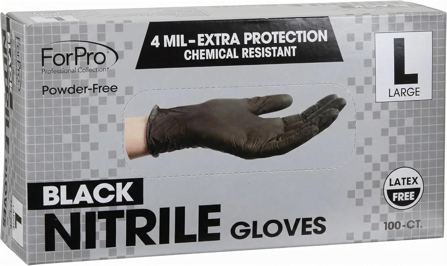 EQPT Industrial Powder-Free Nitrile Gloves, Blue, 150 Count (2 Pack)