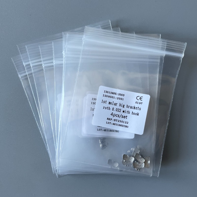 10Sets Dental Orthodontic 1st Molar Wide Big Brackets Roth 022 With hooks