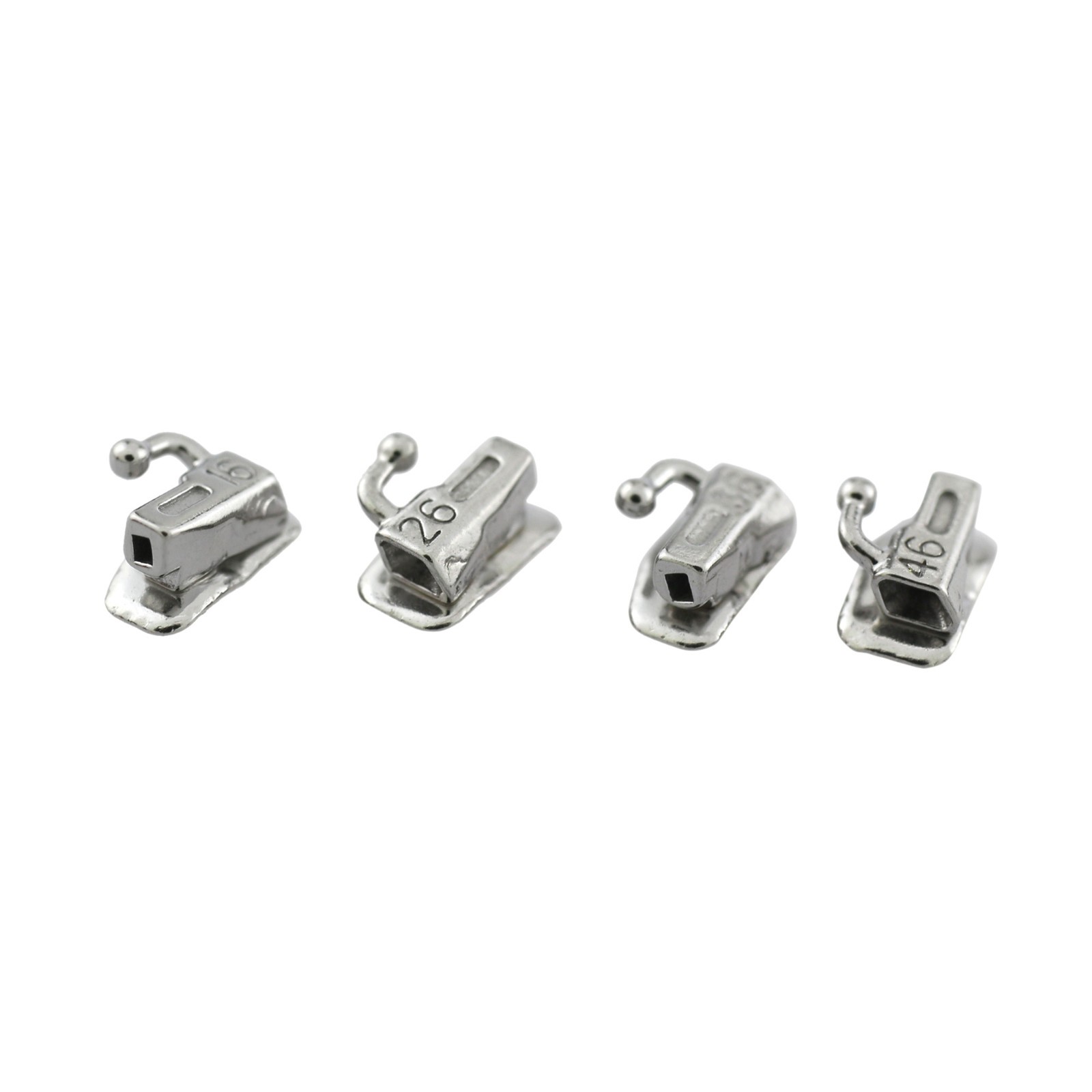 Orthodontic Mini Roth Brackets Dental Metal MIM MBT Braces 022 345HK Hooks 6-6