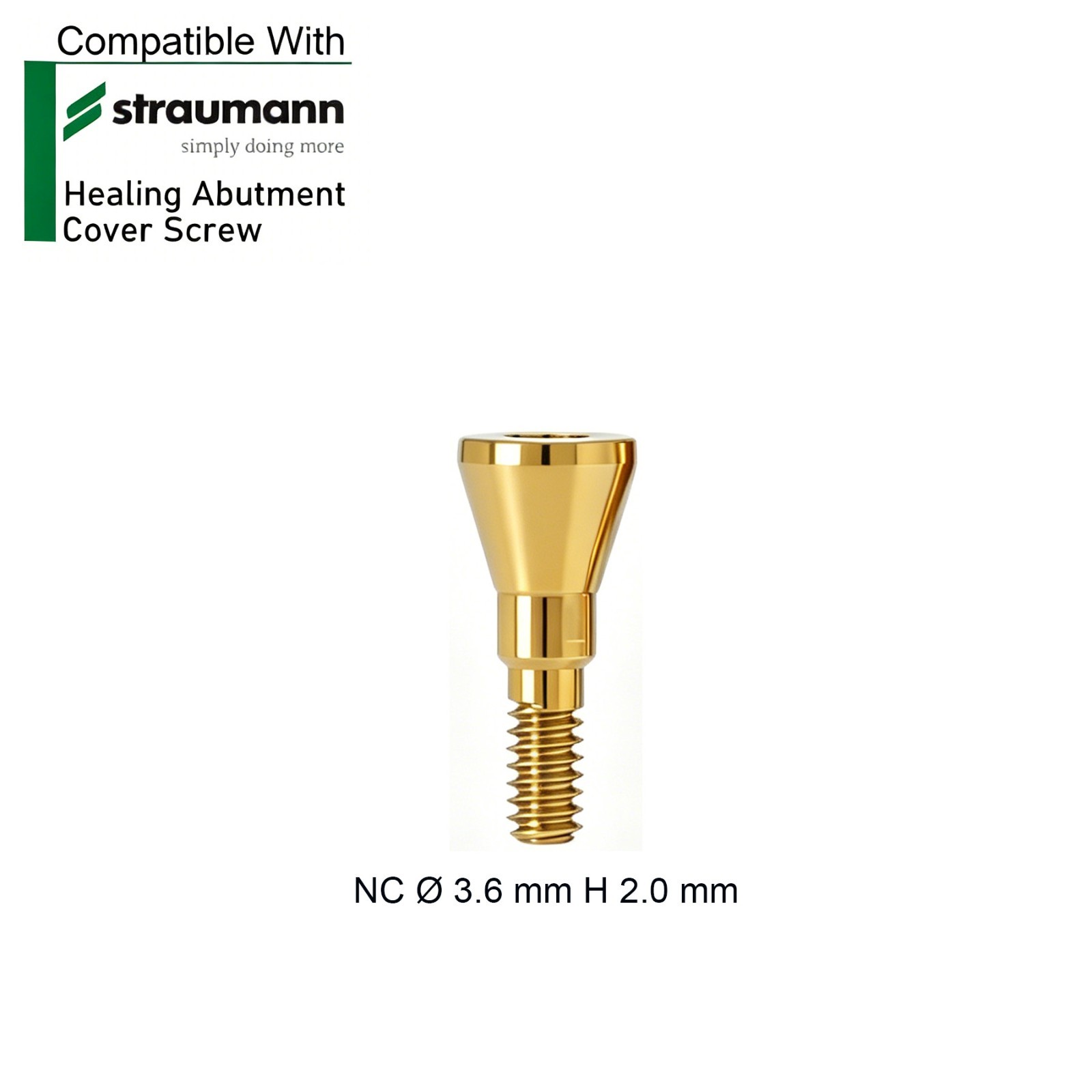 US 5Pcs Dental Healing Abutment Fit ITI Straumann BL/BLT NC/RC