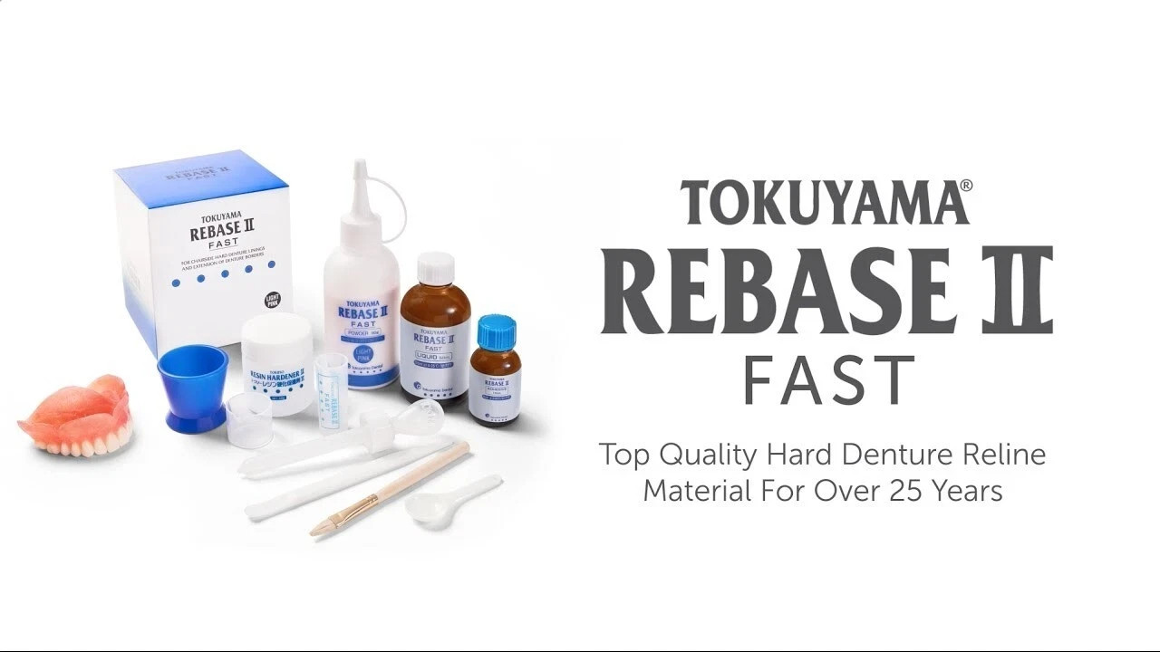 Tokuyama Rebase II Chair Side Hard Dent ure Reline Material