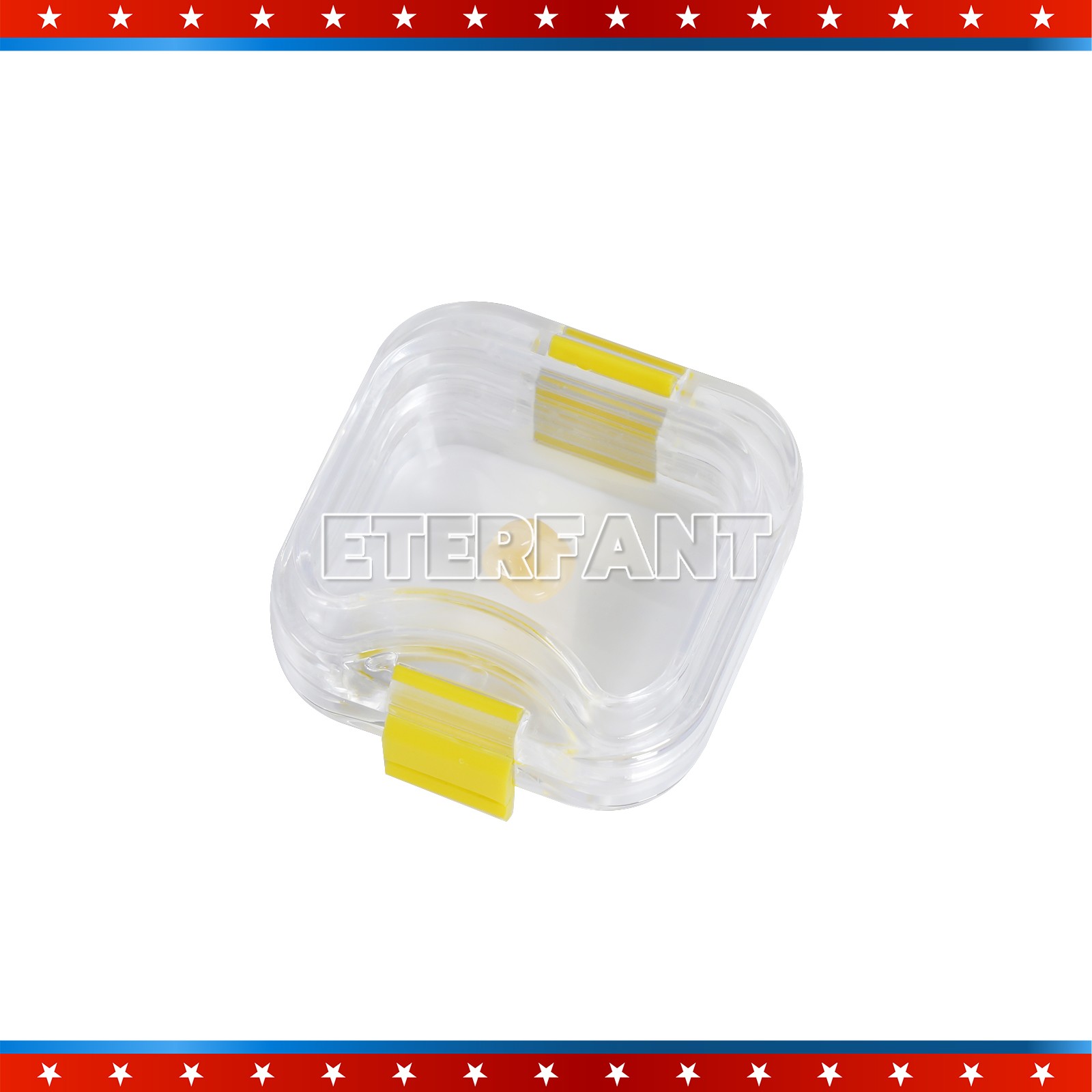 100pcs ETERFANT Dental Crown and Bridge Pillow Box with Latch Storage display