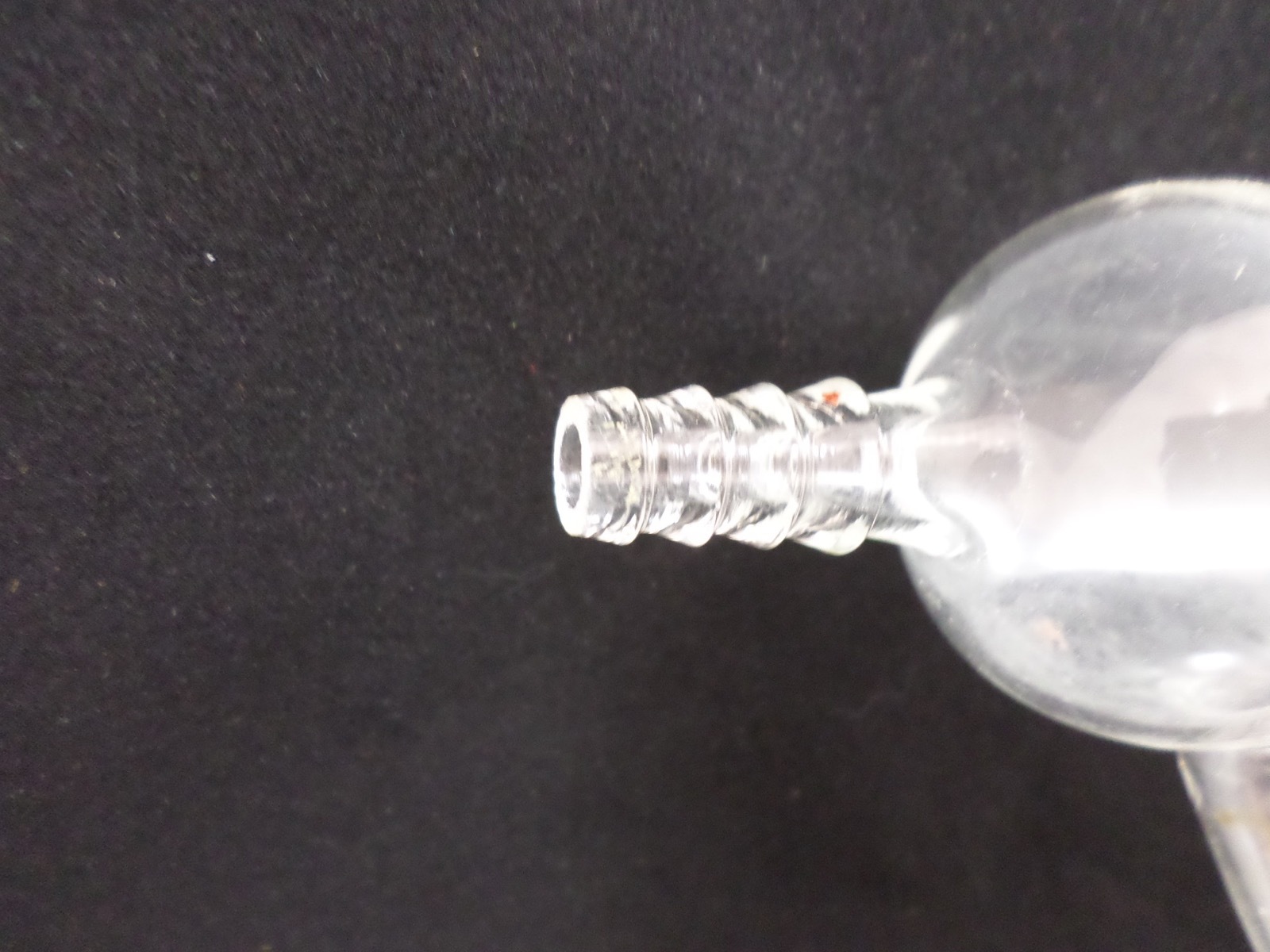 ACE Glass 235mm 3-Port Left Single Bank Inert Gas Vacuum Manifold PTFE Plugs