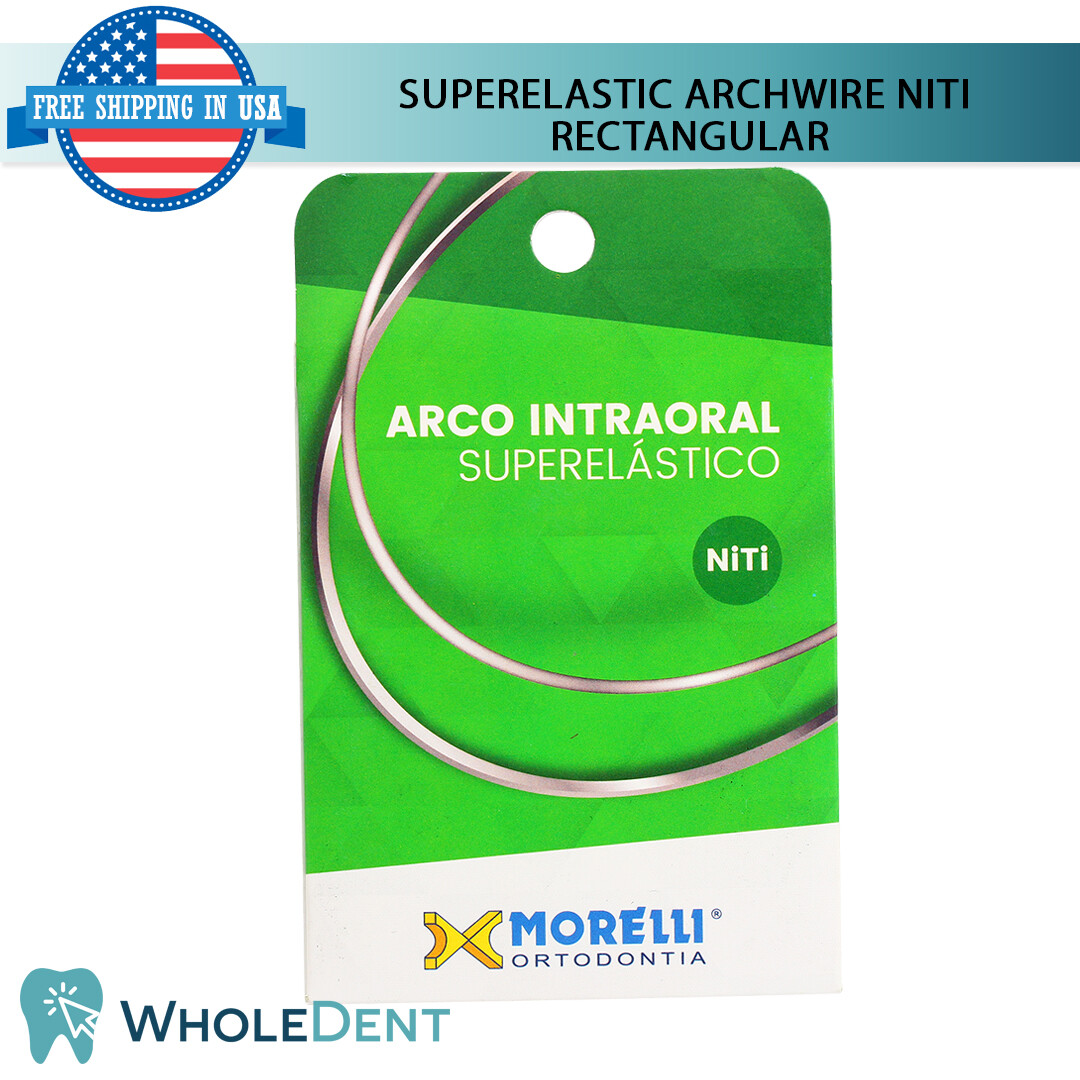 Orthodontic Dental NiTi Superelastic Intraoral Archwire Rectangular Wire Morelli