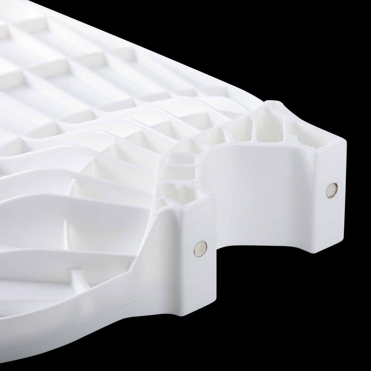 Universal Plastic Post Mounted Shelf Square Tray Adjustable for Dental Chair
