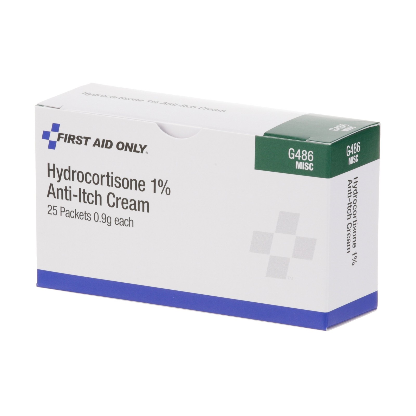 First Aid Only G486 Hydrocortisone Cream 1% 25 per box