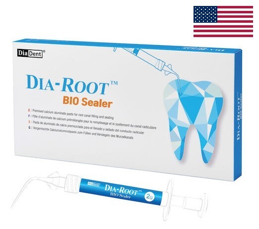 2x Diadent DIA-ROOT Bioceramic Calcium Silicate-Based MTA sealer (Free Ship) USA