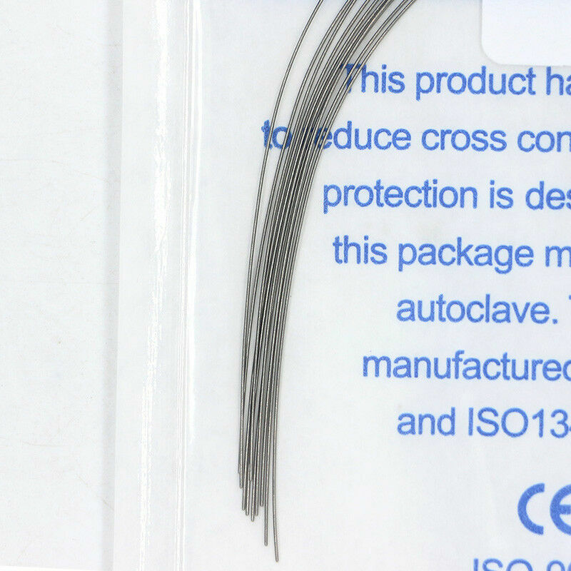 100×Dental Orthodontic Thermal Activated Niti Round Arch Wires 012 Upper Ovoid
