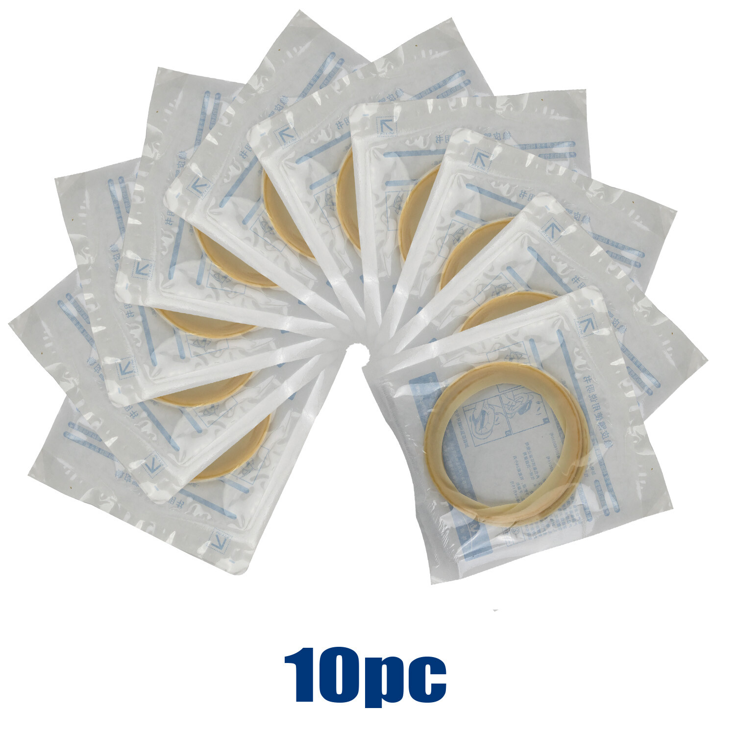 10Pcs Disposable Dental Mouth Opener Sterile Rubber Dam Cheek Retractor O Shape
