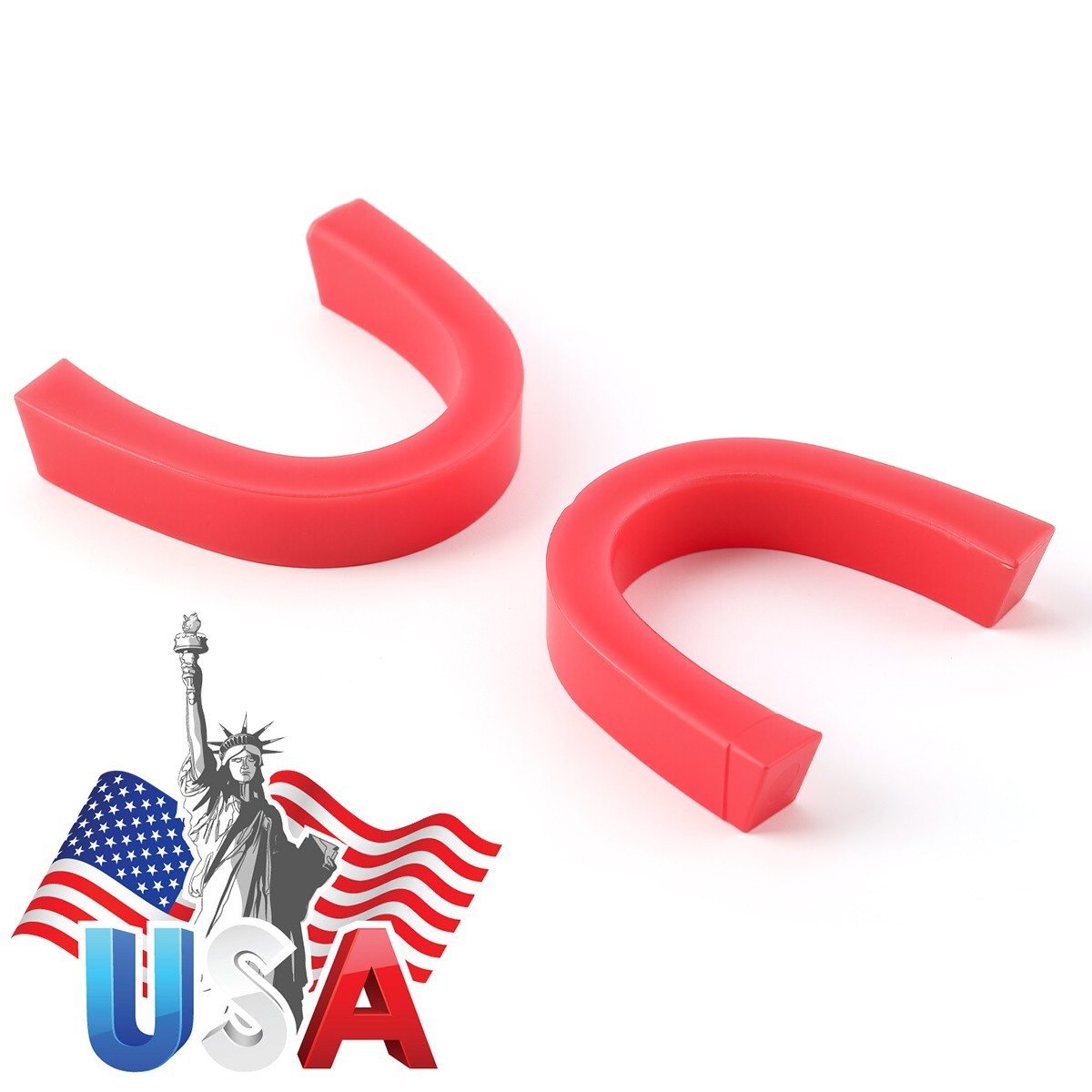 Dental U Shape Wax Rim Model Base Plate Wax Occlusal Wax Casting Bite Block Red