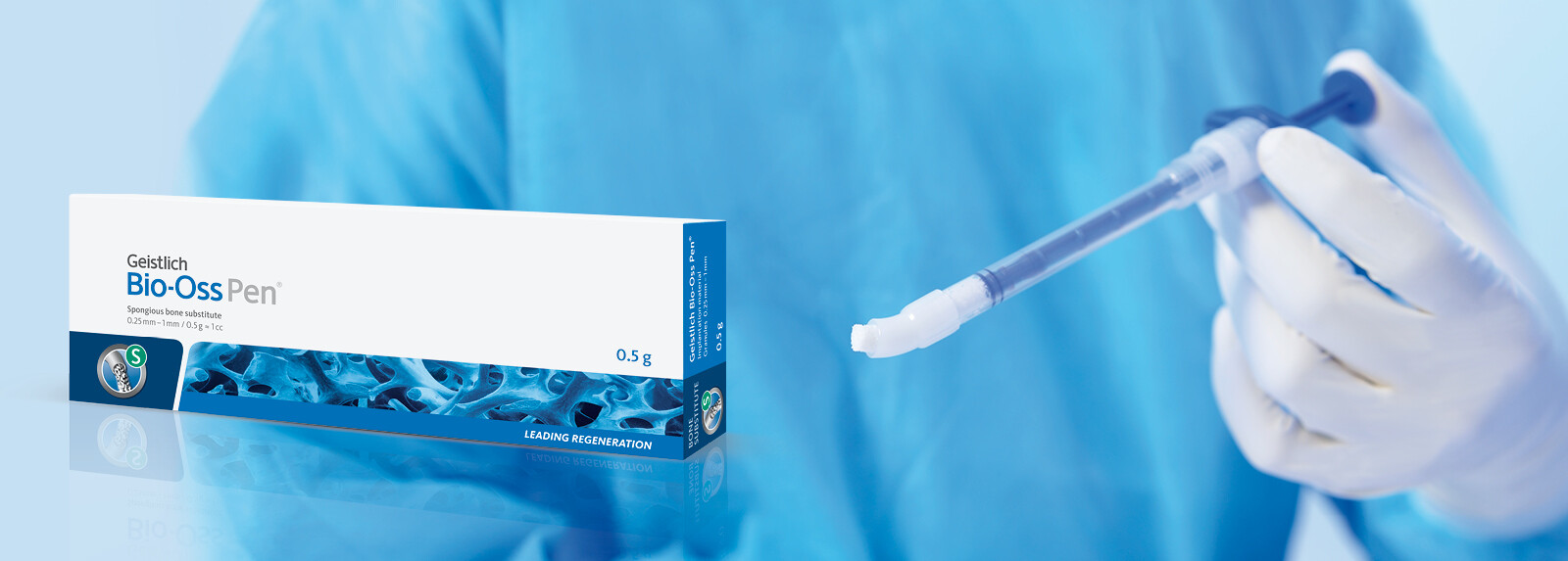 Geistlich «Bio-Oss Pen» Large Granules (1mm -2mm) Bone Grafting 0.5g/1.5cc
