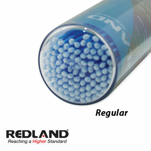 400 pcs Disposable Micro Applicator Microbrush Bendable Regular Blue