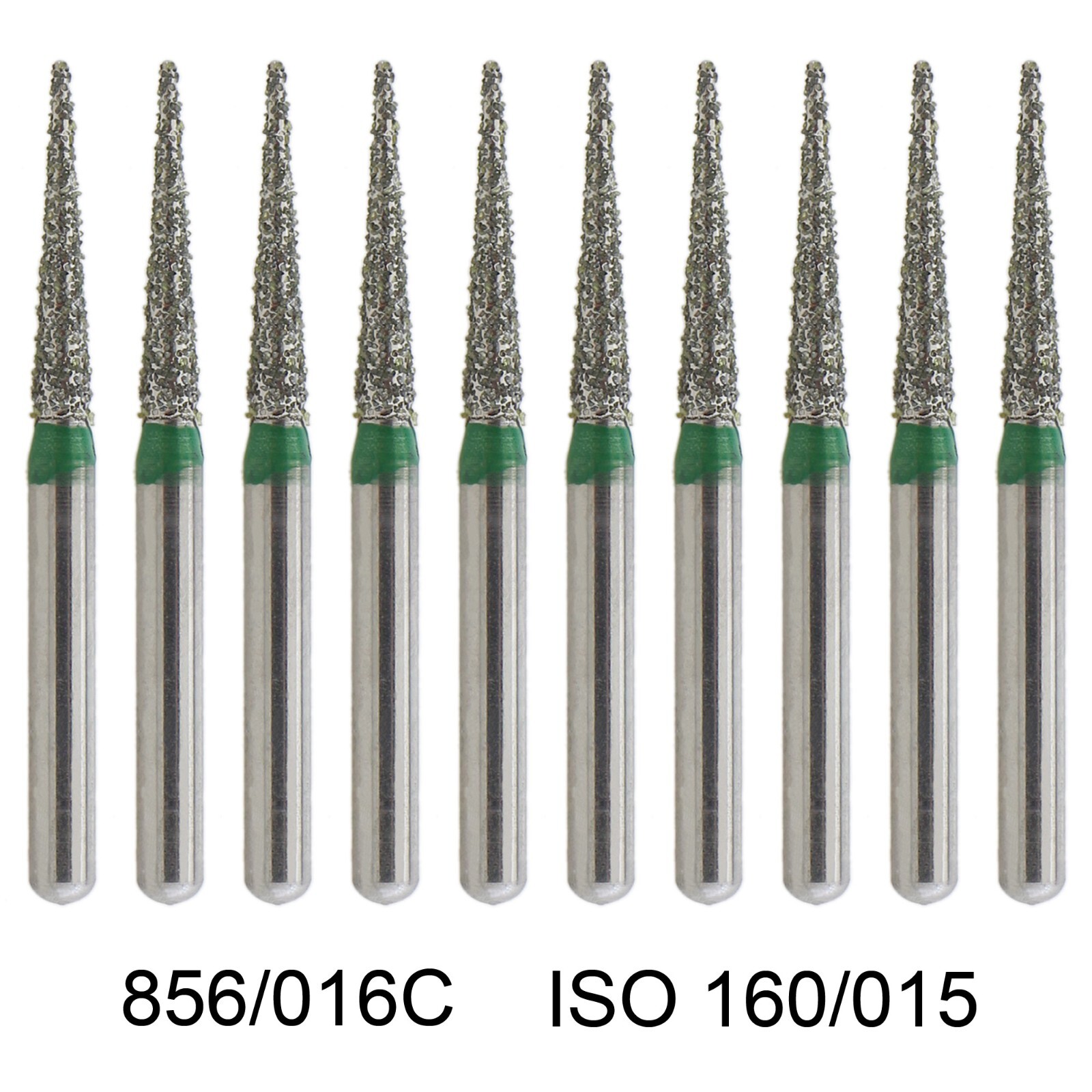 Dental Diamond Burs FG 856/016C Round End Taper Coarse Grit High Speed Bur