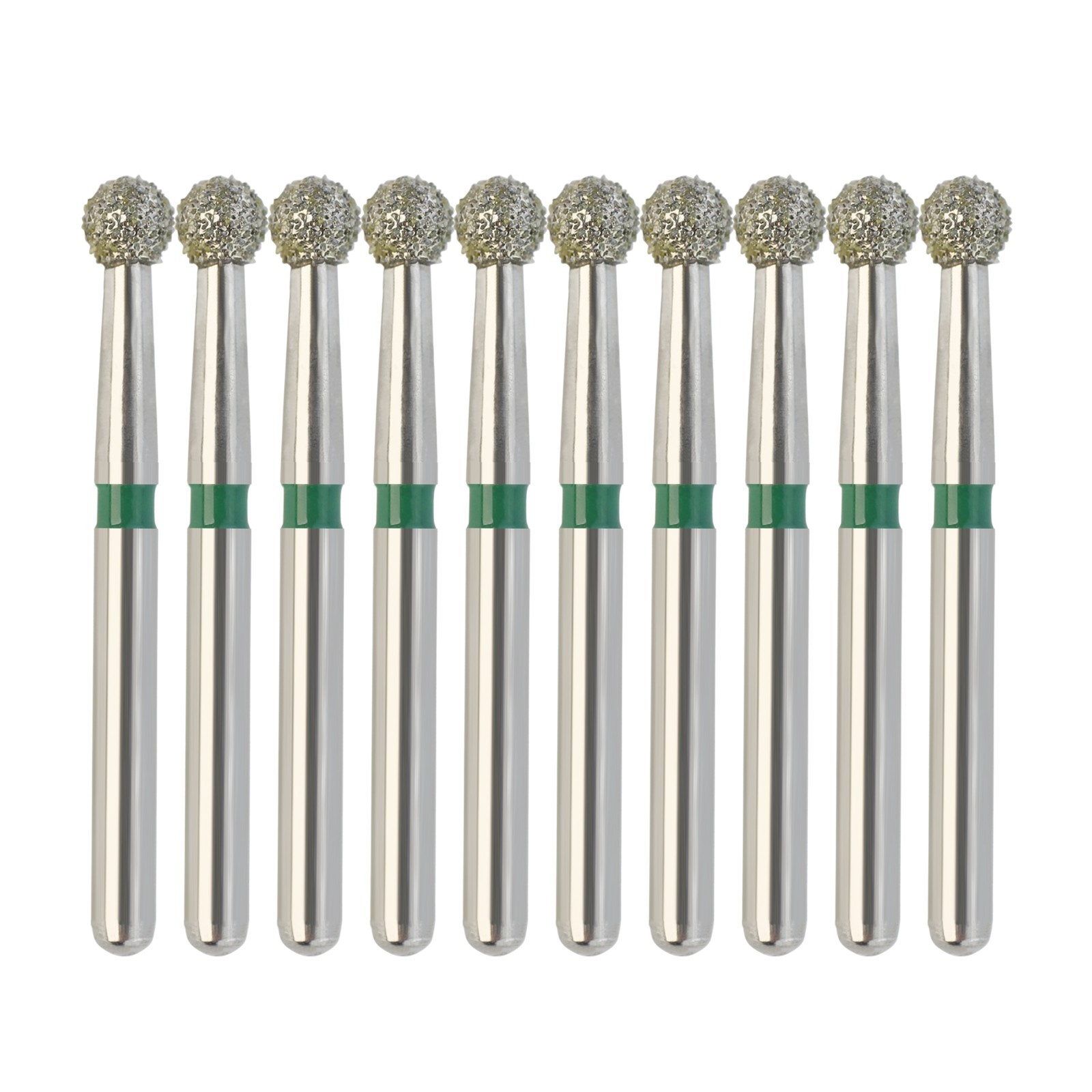Dental Diamond Burs Round Ball FG 801/023C Coarse Grit High Speed Friction Grip