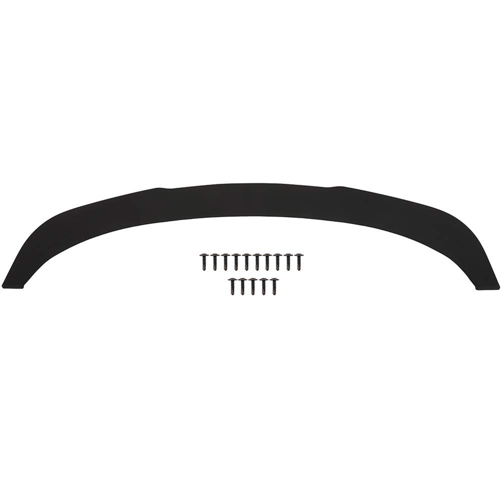 1PC Universal Front Bumper Lip Spoiler Matte Black PU Plastic Air Dam