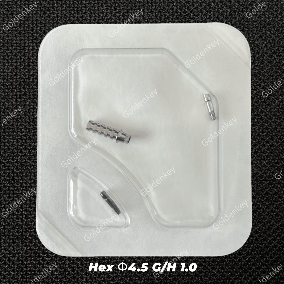 Dental ET Temporary Abutment Mini Regular Ti Screws EbonyGold Osstem Φ4.0 Φ4.5