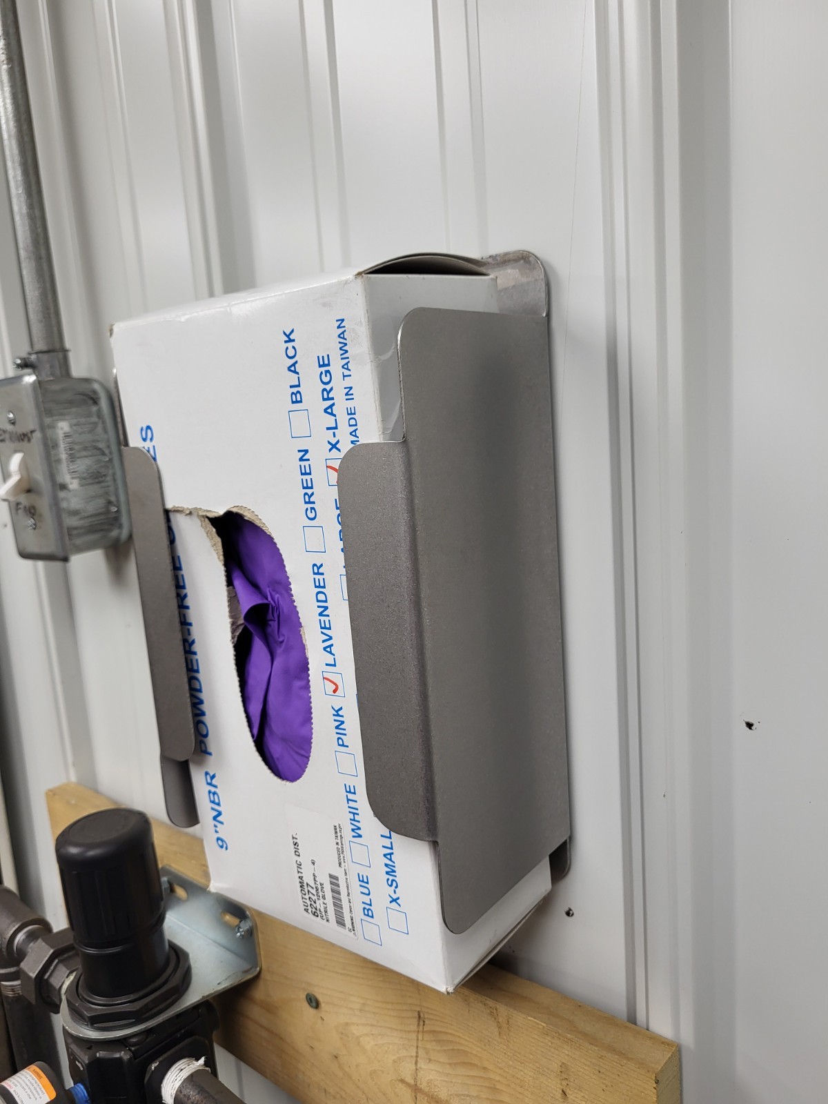 Disposable Glove Box Holder Wall Mounted 304 Stainless Steel