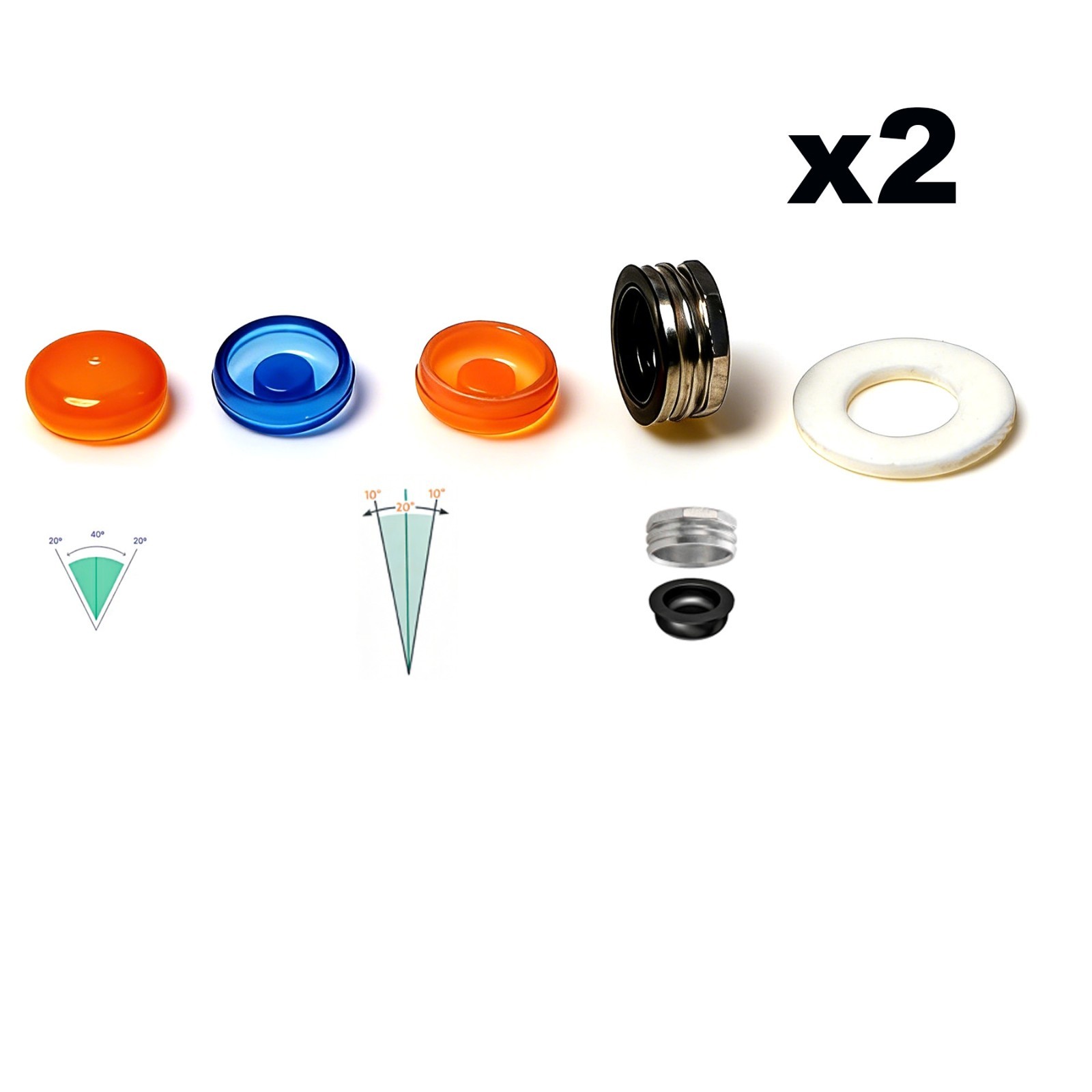 US Dental OEM ZEST LOCATOR male processing Kit fits Classic Legacy Overdenture