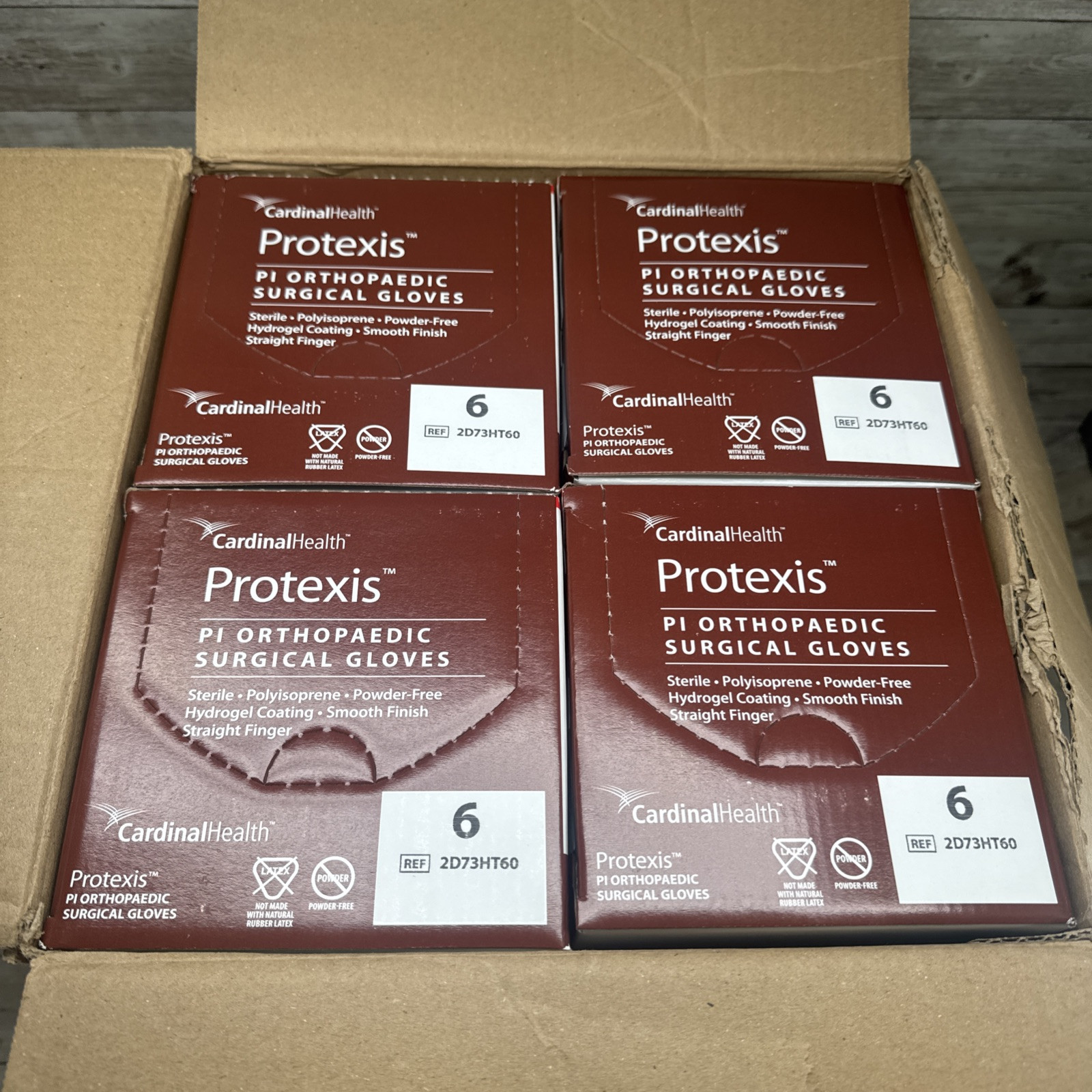 Protexis PI Orthopaedic Surgical Glove Cardinal Health 1 CASE Size: 6 *See Date*